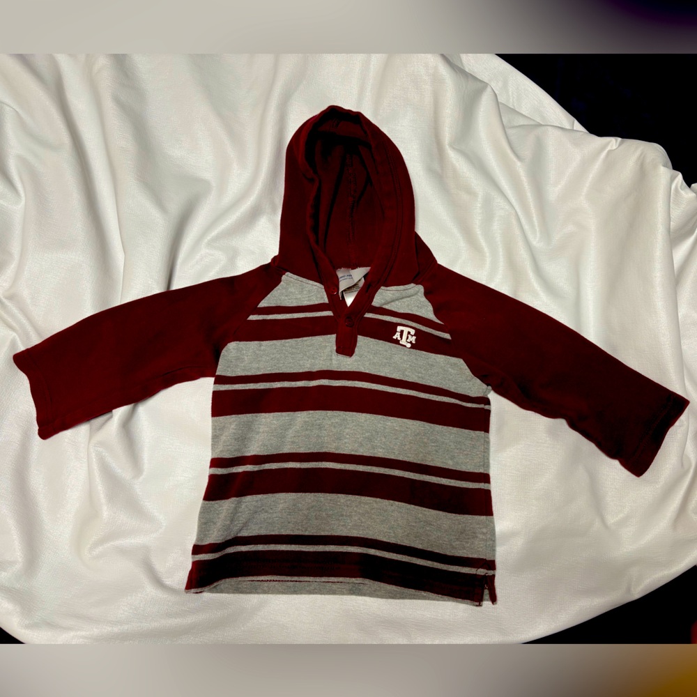 Texas A & M Aggie shirt with hood size 3T